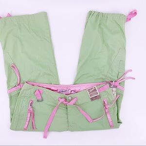 NWT Clash Pink & Green Crop Pants